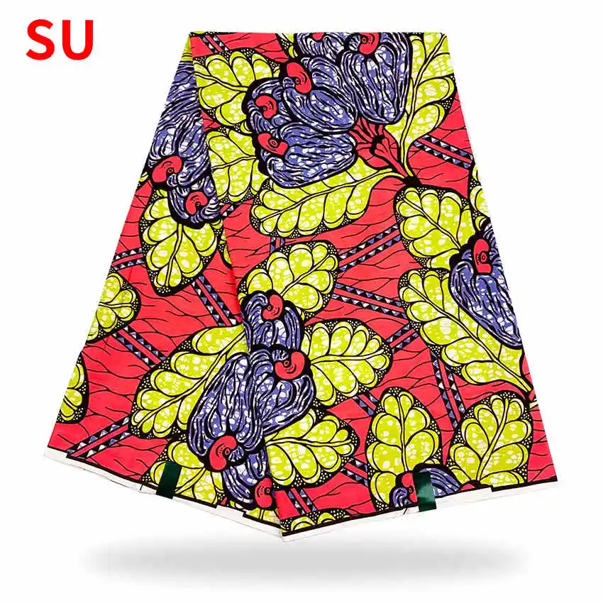 

Comfortable African Wax Prints Fabric Sewing Nigerian Quality Cotton cloth Dress Fabric H210612