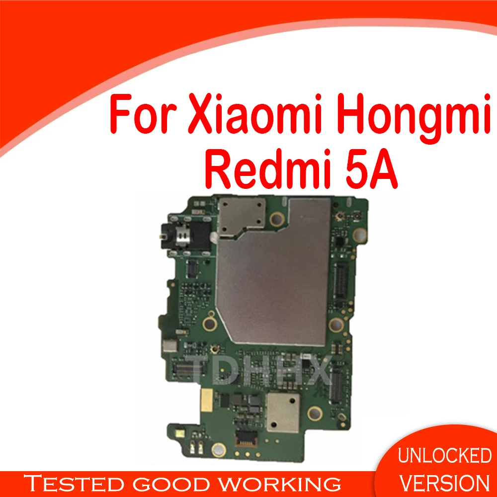 Разблокированная материнская плата для Xiaomi Hongmi Redmi 5A ОС Android с чипом 16 ГБ 32 Замена