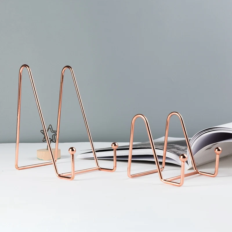 Подставка для украшения дома из розового золота|Подставки хранения и стеллажи| |