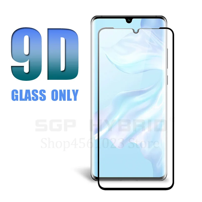 Front 9D Glass Only Для huawei p30 pro Чехол для huawei p20 lite P smart plus+ Z P10 крышка 9D закаленное стеклянный объектив камеры протектор экрана 20 - Цвет: Front 9D Glass Only