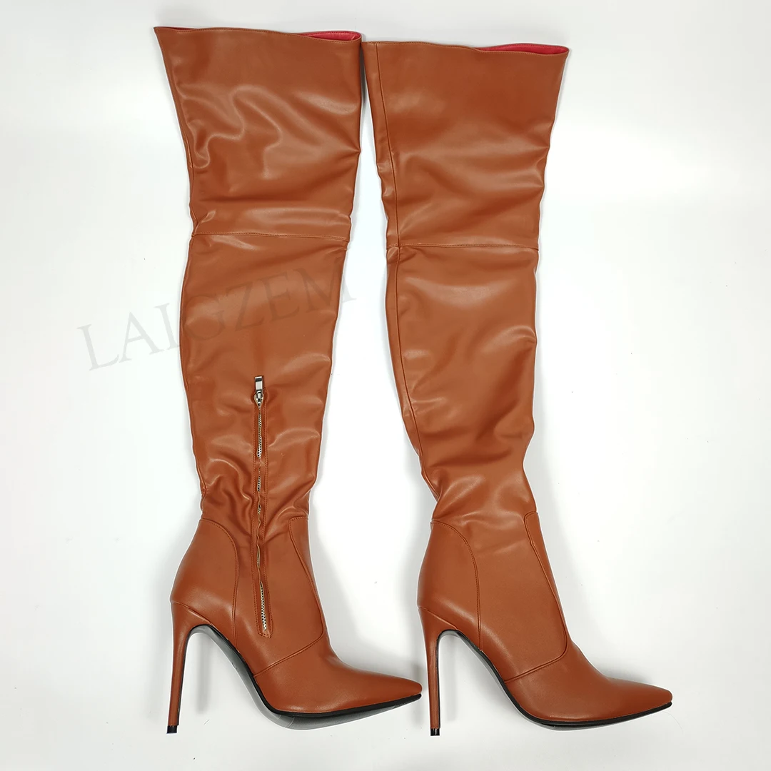 Женские ботинки из искусственной кожи на молнии сбоку размеры 39 42 45 46 47 | Обувь