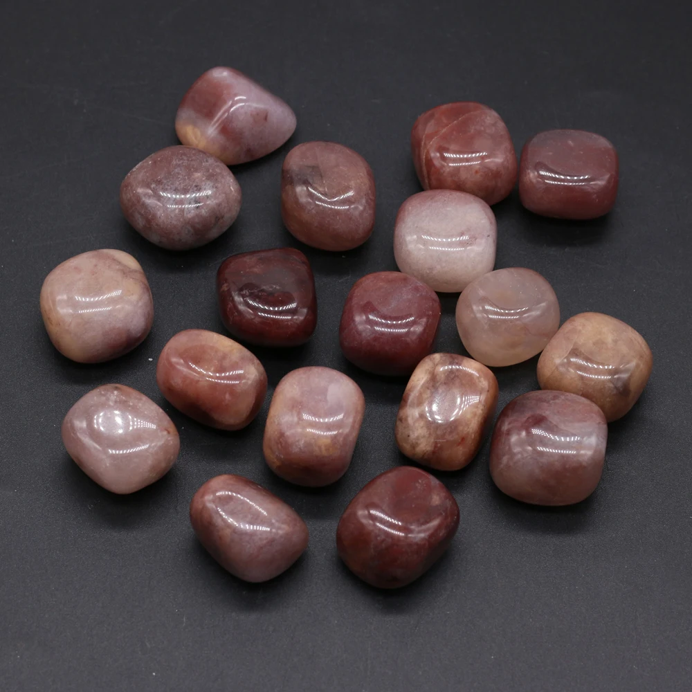 

Wholesale25PCS Natural SemStones Strawberry Crystal Irregular Stone Beads MakingDIY Necklace Jewelry Home Decorate Ornament Gift