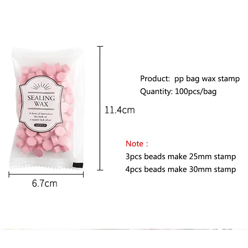 

Retro Octagon Sealing Wax Beads Wax Seal Stamp Beaded for Wedding Vintage Craft Decor Card Making Tools