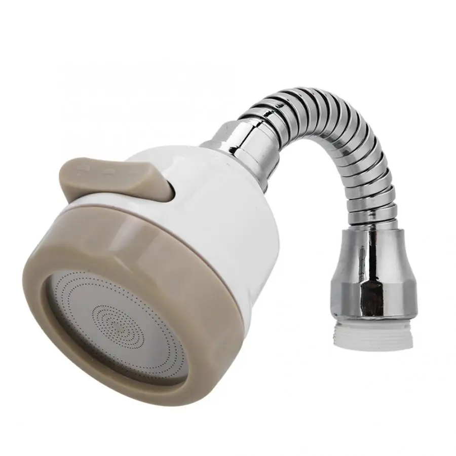 Кухонный кран с поворотом на 360 градусов распылитель насадка фильтр брызг 3