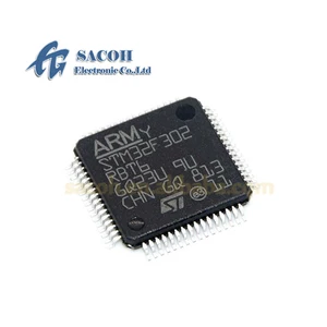 1PCS/lot New OriginaI STM32F302RBT6 STM32F302RBT6TR or STM32F302RCT6 or STM32F303RBT6 or STM32F303RCT6 LQFP-64