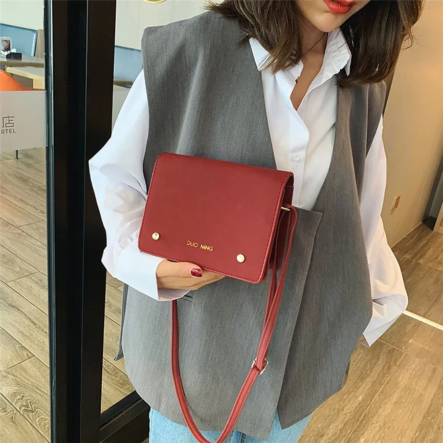 Женская Сумка Bolso Mujer модная кожаная Роскошная Высококачественная однотонная