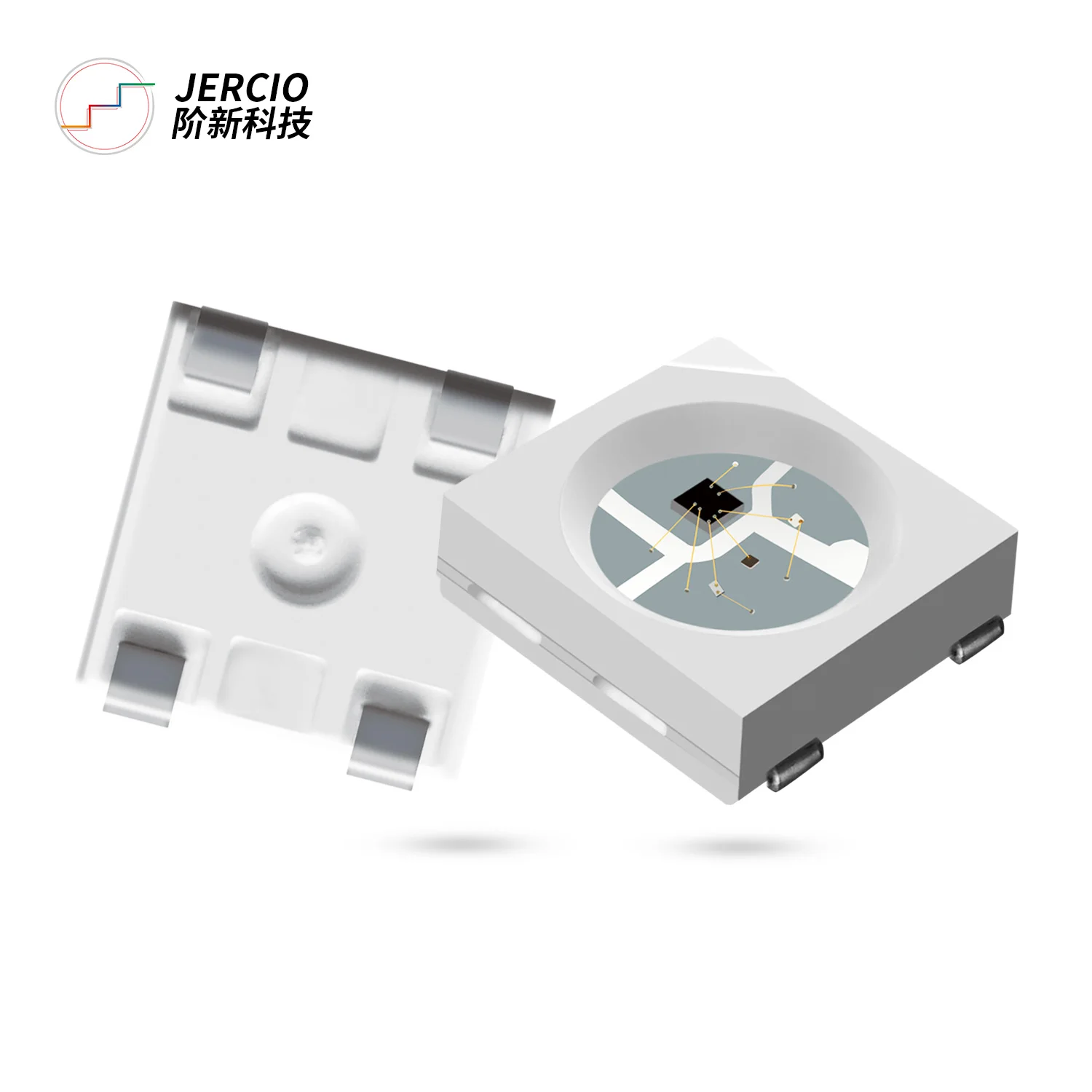Jercio 10 ~ 1000 шт. XT1511 RGB (аналог с WS2812b или SK6812) 5050 DC 5V белый/черный уход за кожей лица