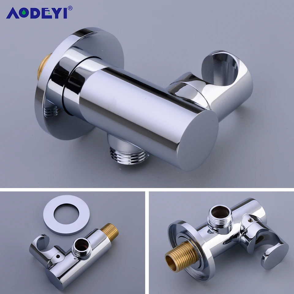 Латунный настенный ручной держатель для душа кронштейн и соединитель шланга