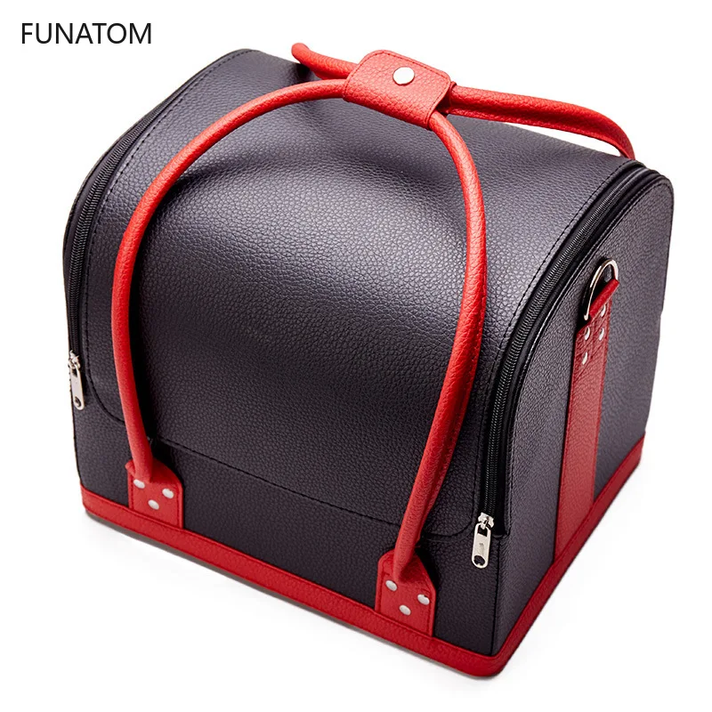 Professional Large Multi-storey Cosmetic Bag Large-capacity with Makeup Box Multifunction Nail Tattoo Machine Case | Багаж и сумки