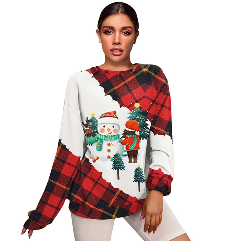 pumpkin print Halloween sweatshirt women o neck casual hoddies for teens thin autumn plus size 3XL England style fashion clothes | Женская