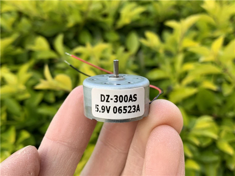Фотомотор DC 3В 5В 6В 7700 об/мин длинный вал Micro 24 мм круглый бесшумный Солнечный