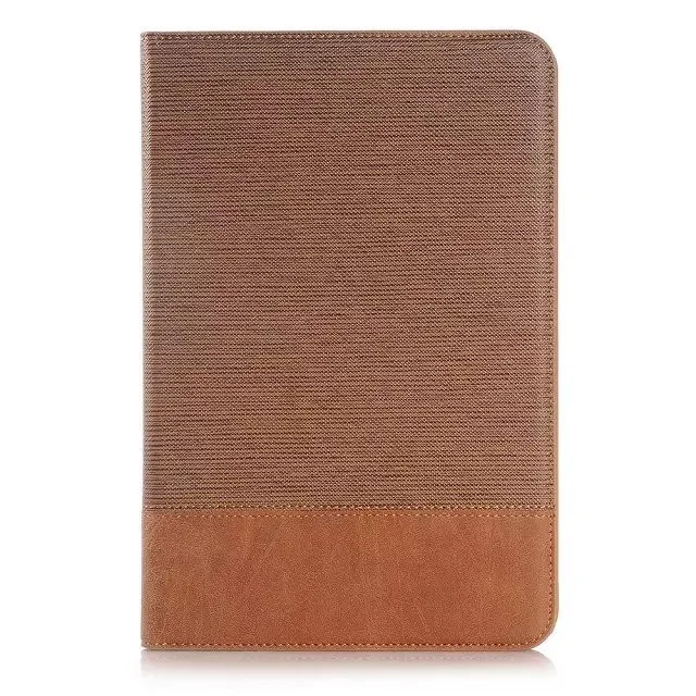 light brown Роскошный чехол для samsung Galaxy Tab A 9,7 T550 SM-T550 с подставкой из искусственной кожи для планшета samsung T550 SM-T555 - Цвет: light brown