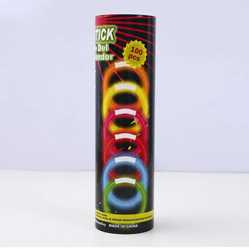 

Fluorescence Bracelets Disposable Glow Sticks Plastic Lightweight Mini Halloween Glow Sticks Bulk