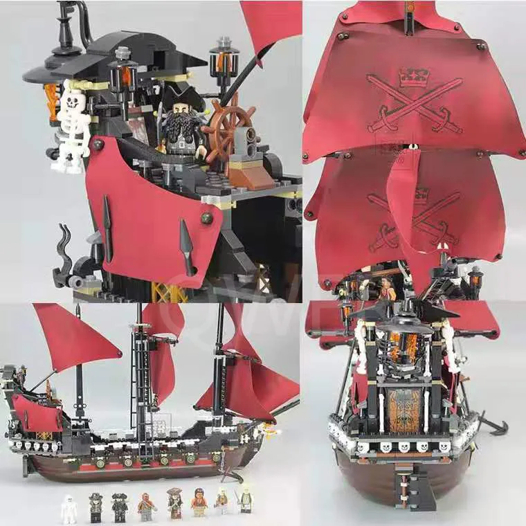 16009 серия пиратов модель королевы Анны мести строительные блоки набор