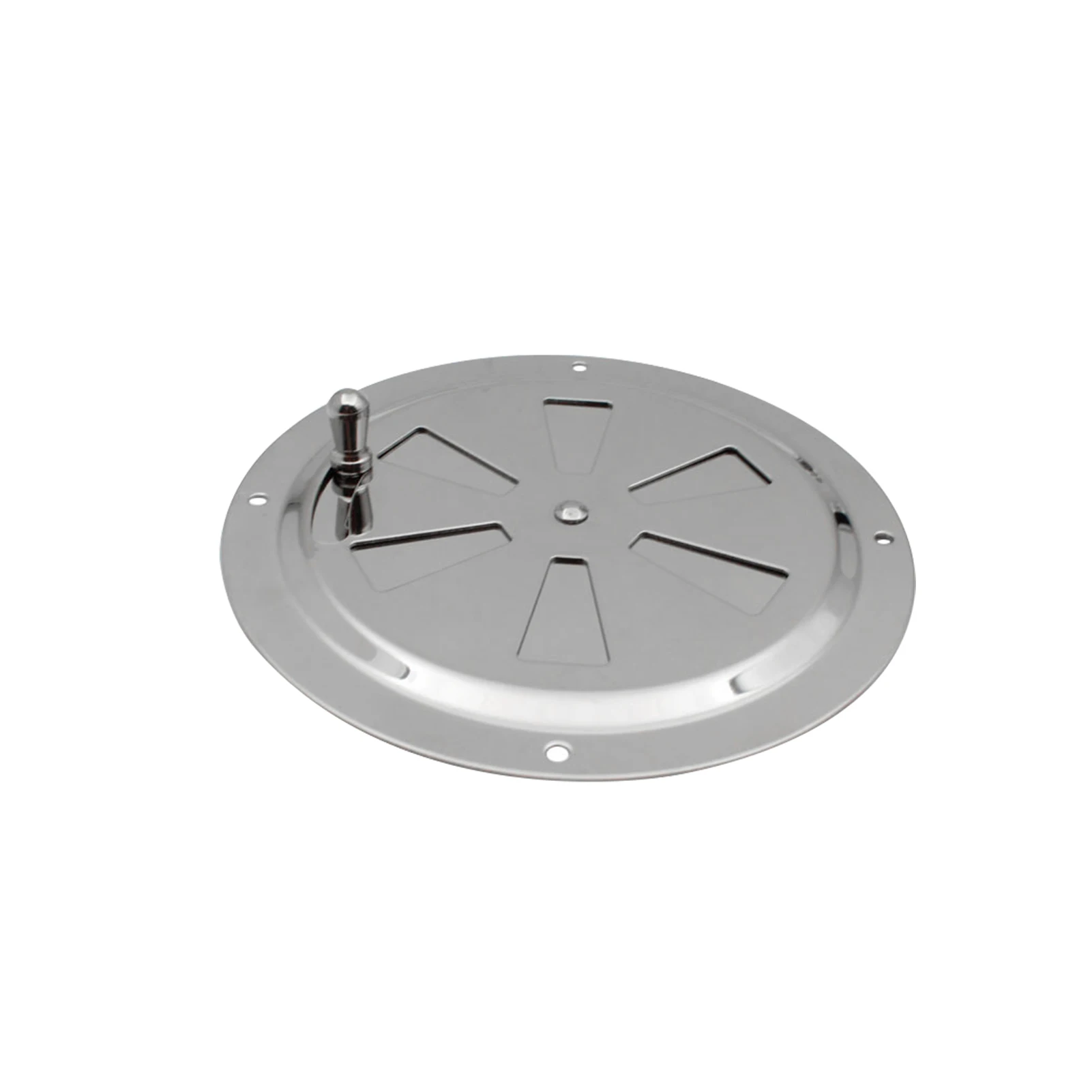 

5-дюймовый запираемый домов на колесах, коптильный вентилятор из нержавеющей стали, круглая вентиляционная пластина для кемпера, лодки, Yatch ...