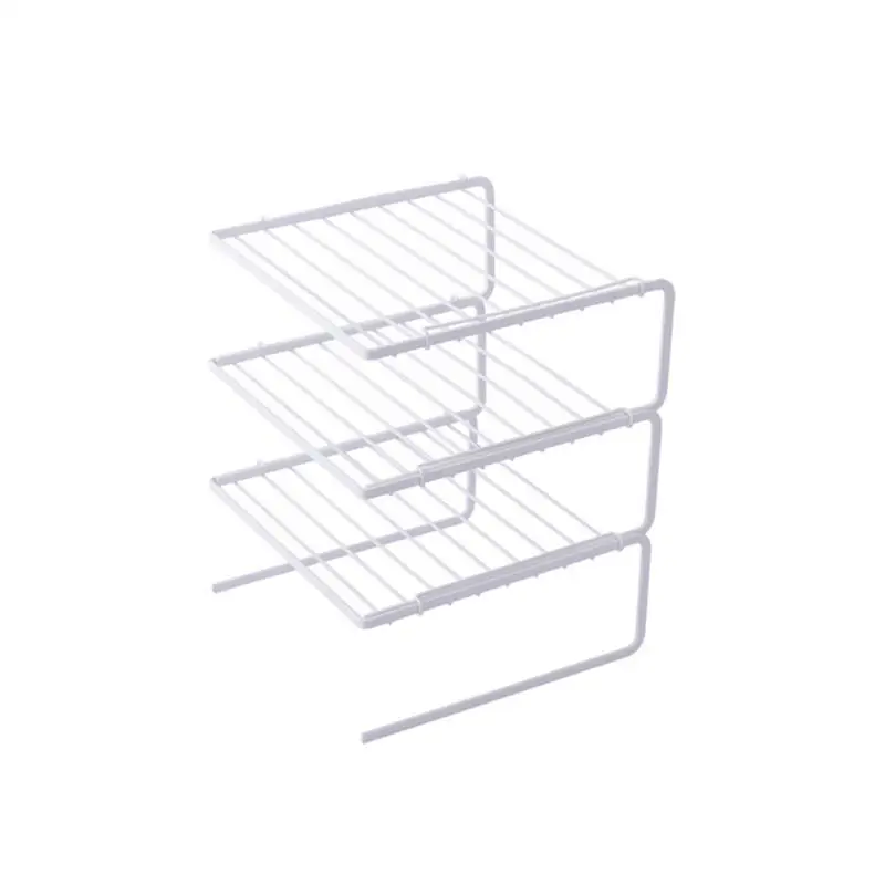 

Kitchen Storage Rack Closet Shelf Dish Drying Rack Iron Spice Jars Holder Seasoning Bottles Shelves Cabinet Organizer