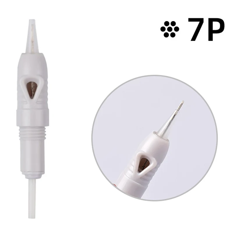 

10pcs/lot Tattoo Cartridge Needles Disposable Semi-Permanent Makeup Eyebrow Tattoo Machine Pen Supply Make Up Eye Beauty