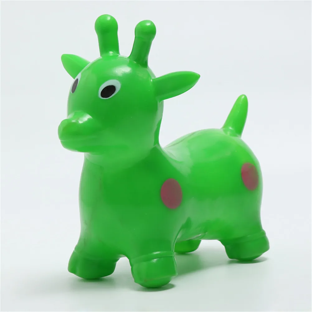 

1pc Inflatable Rubber Deer Gift Toys Rides on Animal Bouncy Horse Toys Inflatable Bouncer Jumping Child Kids Color Randomly