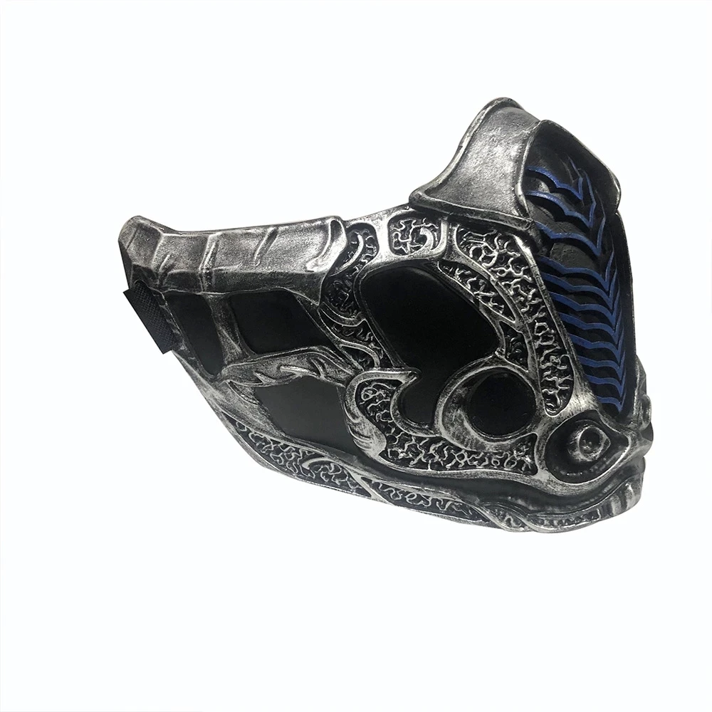 Маска для косплея Mortal Kombat 11 Sub Zero реквизит на Хэллоуин маска скорпиона Sub-Zero -