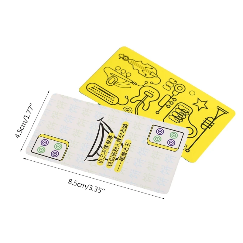 

Funny Style Mahjong Card Board Game Dormitory Bedroom Portable Home Poker Paper Mini Entertainment Party Vacation Game