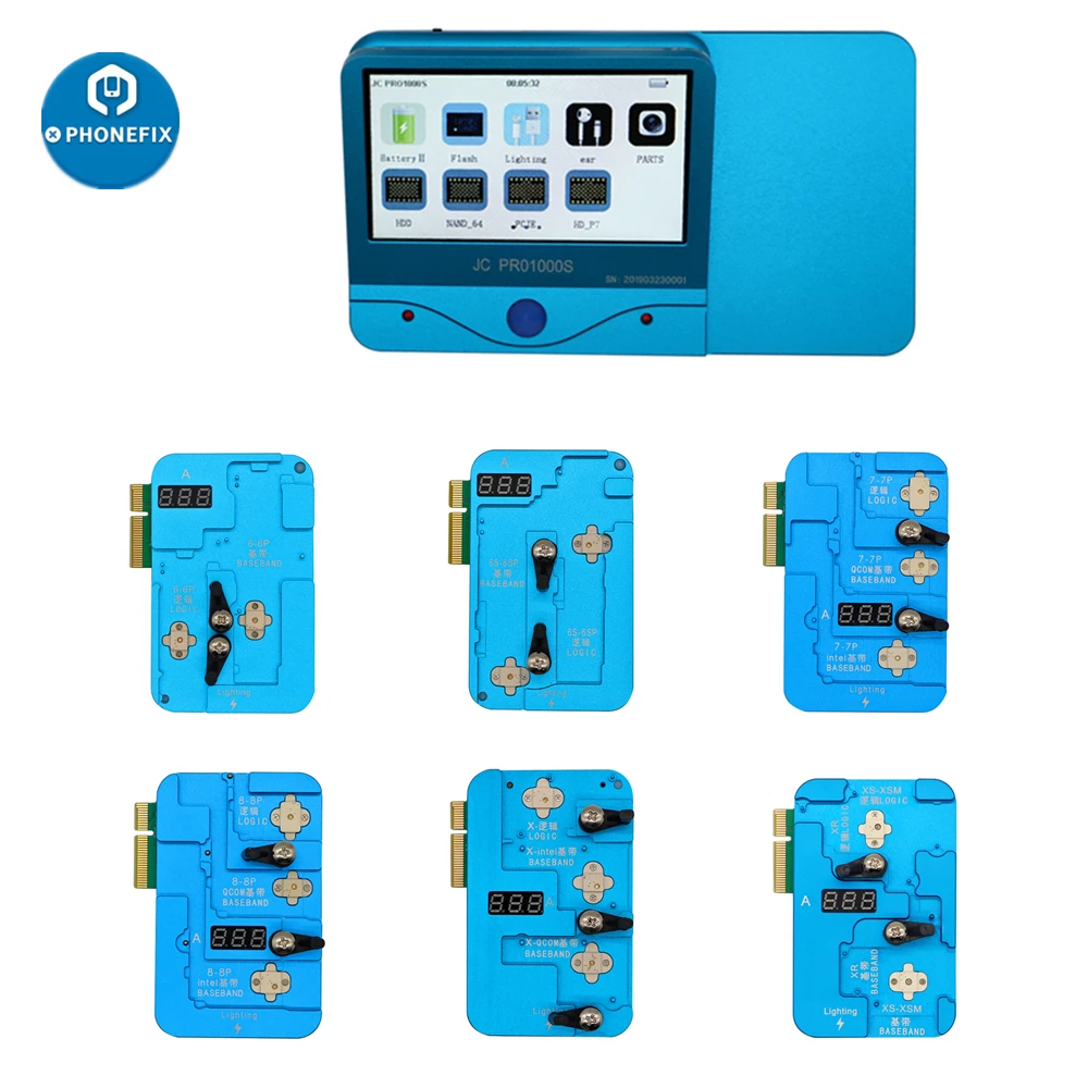 Плата программатора JC PRO1000S EEPROM IC для iPhone 8 Plus X XR XS max 11 Pro Max EEPROM|Наборы