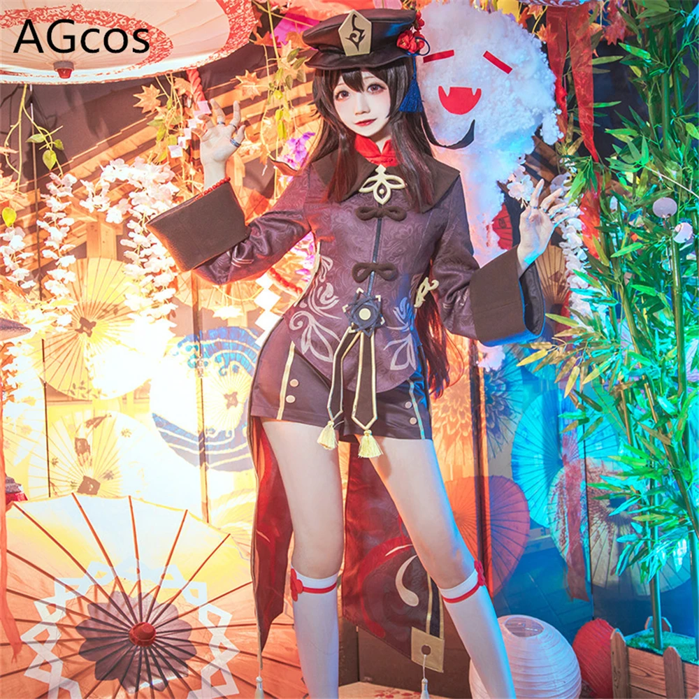 

Костюм для косплея Ху Тао из игры AGCOS Genshin Impact Hutao