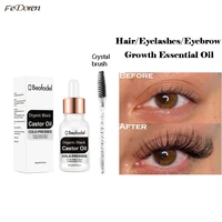 pure organic black castor oil eyelashes growth serum nourishing eyebrow fast growth liquid essential oils eyelash enhancer 15ml