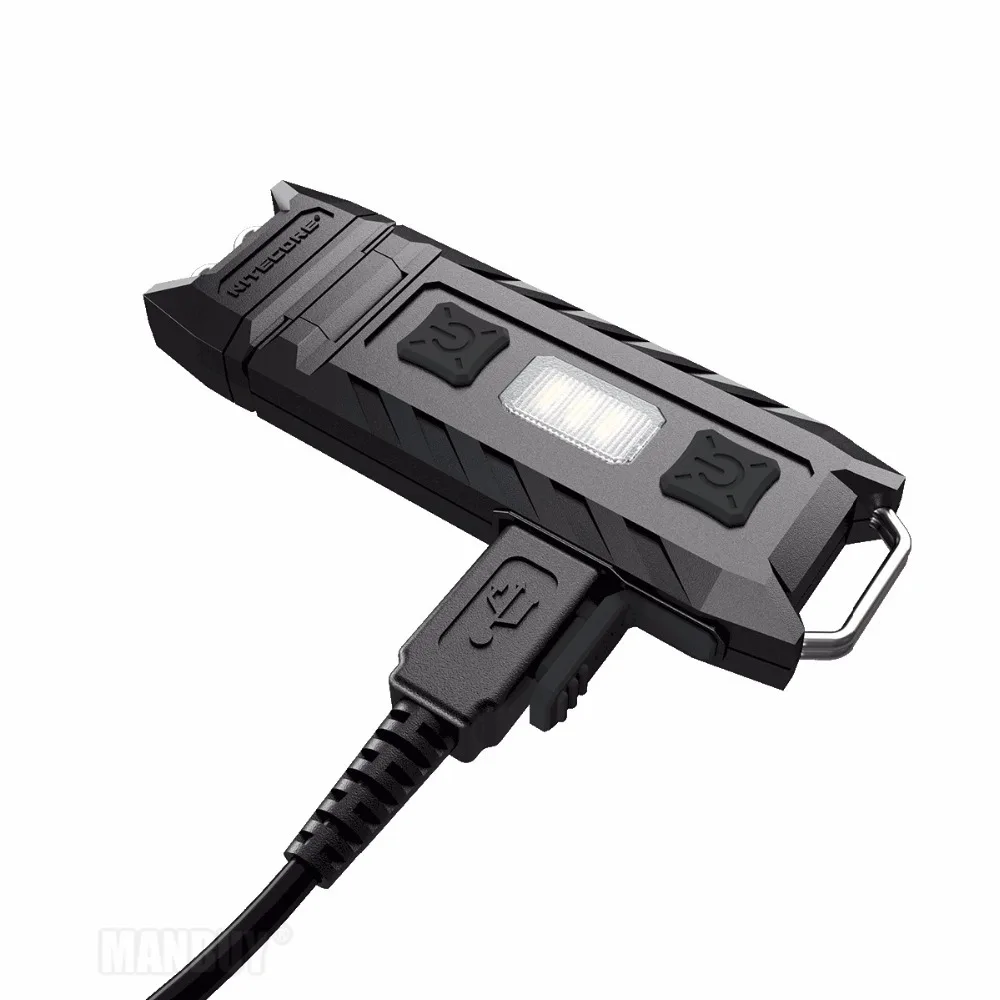 2022 NITECORE большой палец USB Перезаряжаемый высокопроизводительный белый + красный