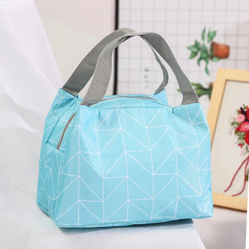 Вместительная водонепроницаемая сумка для обеда женщин на молнии складная