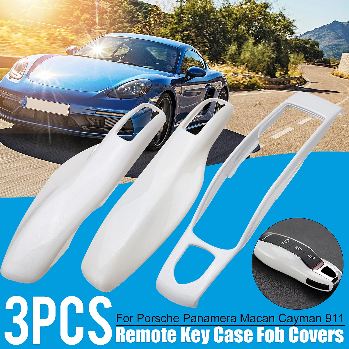 3 шт. Автомобильный Дистанционный ключ чехол кейс для брелока набор