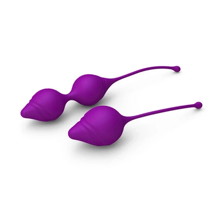 Purple Ball Set Женский гигиенический набор для тренировки кегеля для женщин, медицинский силиконовый шарик Кегеля Ben Wa для контроля мочевого пузыря и тазового дна - Цвет: Purple Ball Set