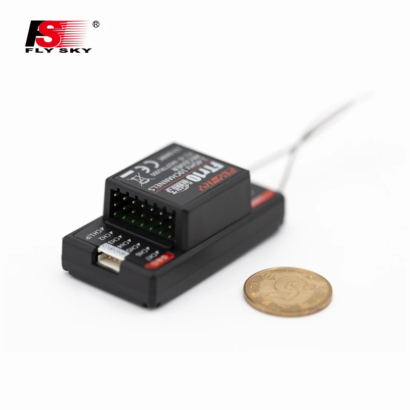 Flysky FTr10 2 4G 10CH двухсторонняя двойная антенна PPM/IBUS AFHDS3 мини приемник для