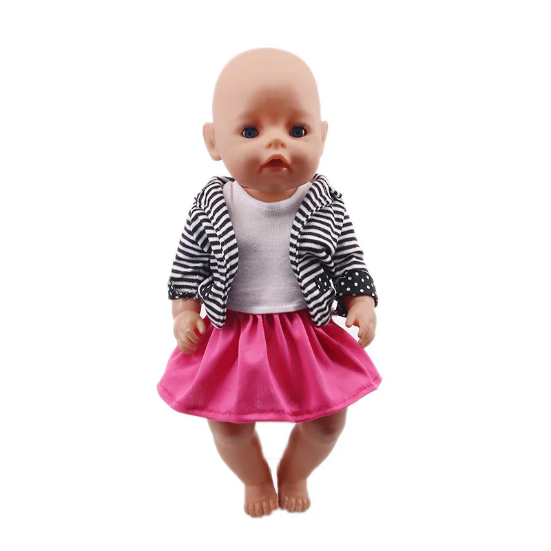 Кукла повседневный костюм подходит для 18-дюймовой американской куклы и 43 см