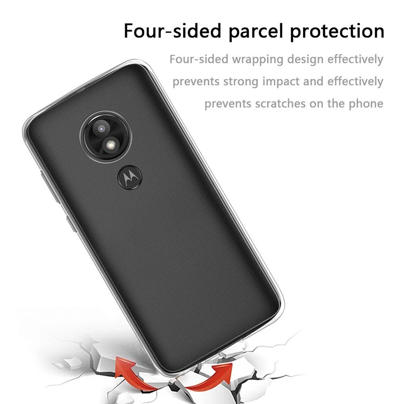 clear soft tpu phone case for motorola moto e5 plus e5 play usa european version back cover motoe5 e5plus e5play transparent bag free global shipping