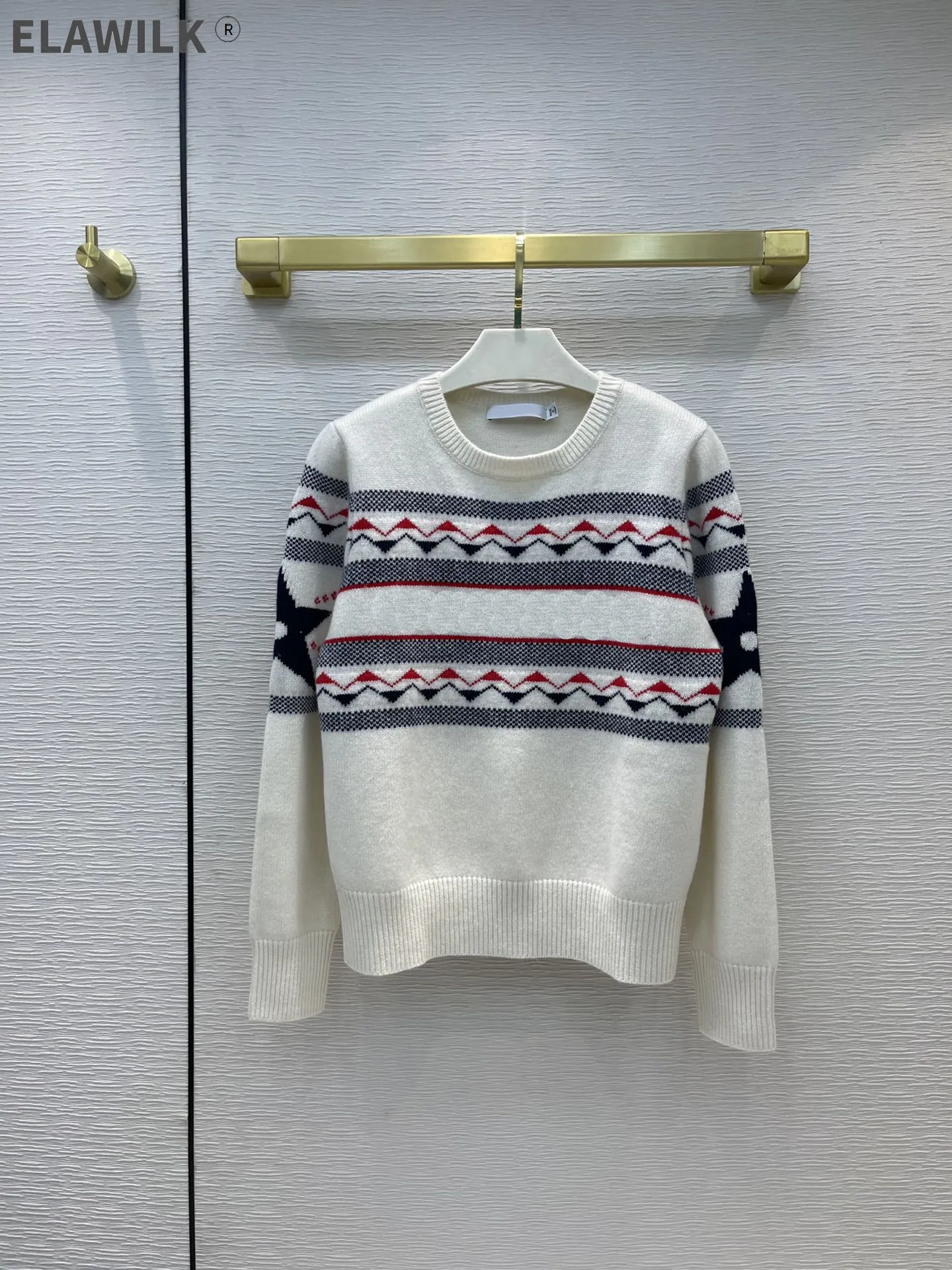 Роскошный бренд 100% женский осенний Новый свободный свитер 2021 роскошный