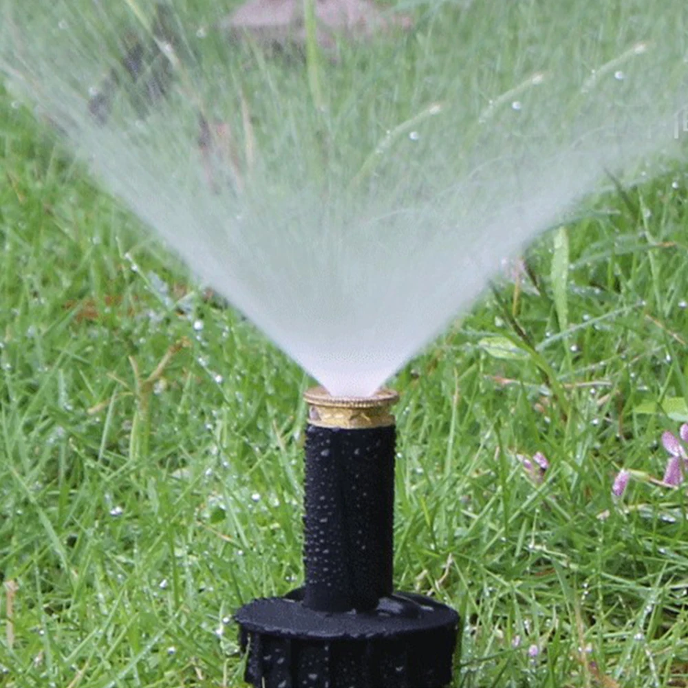 

Adjustable Garden Spray Nozzle 90/180/360 Degree Pop up Sprinklers Plastic Lawn Watering Sprinkler Head Garden Tool