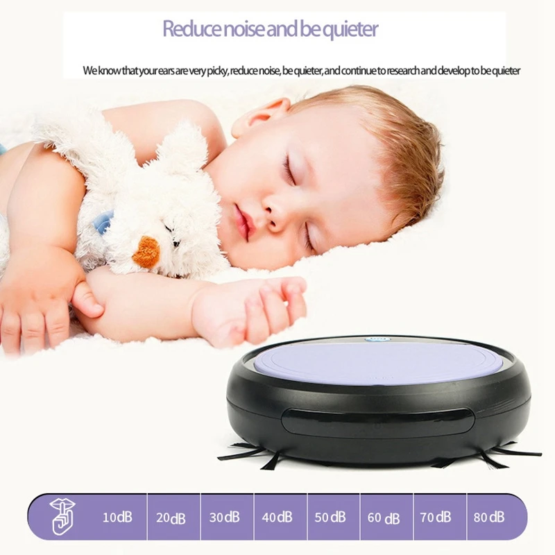 

Suction Robot Vacuum Cleaner UV Sterilizers Sweeping Robot Auto Smart Floor Sweeping for Home