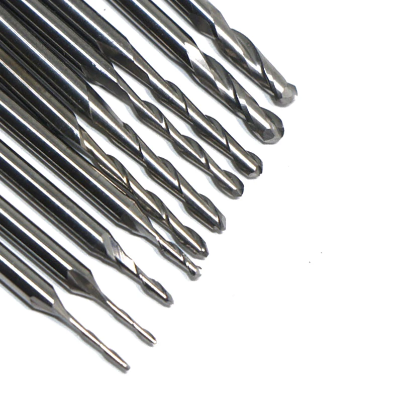 

3.175mm Shank Carbide Ball Nose End Mill CNC Engraving Router Bits Set 1~3.175mm