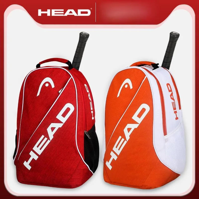 

HEAD Original Waterproof Tennis Bag Mens Tennis Racket Large Sport Bag Outdoor Gym Badminton Backpack 2 Racquet Sports Bag