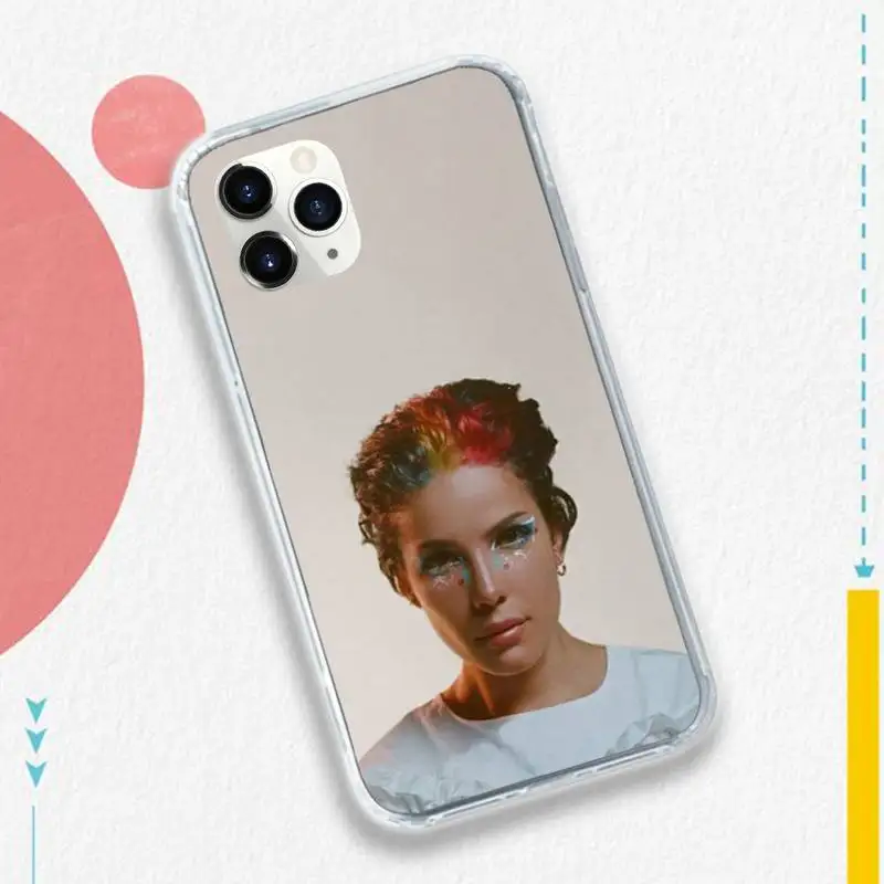 

Halsey American female singer Phone Cases for iPhone 11 12 pro XS MAX 8 7 6 6S Plus X 5S SE 2020 XR