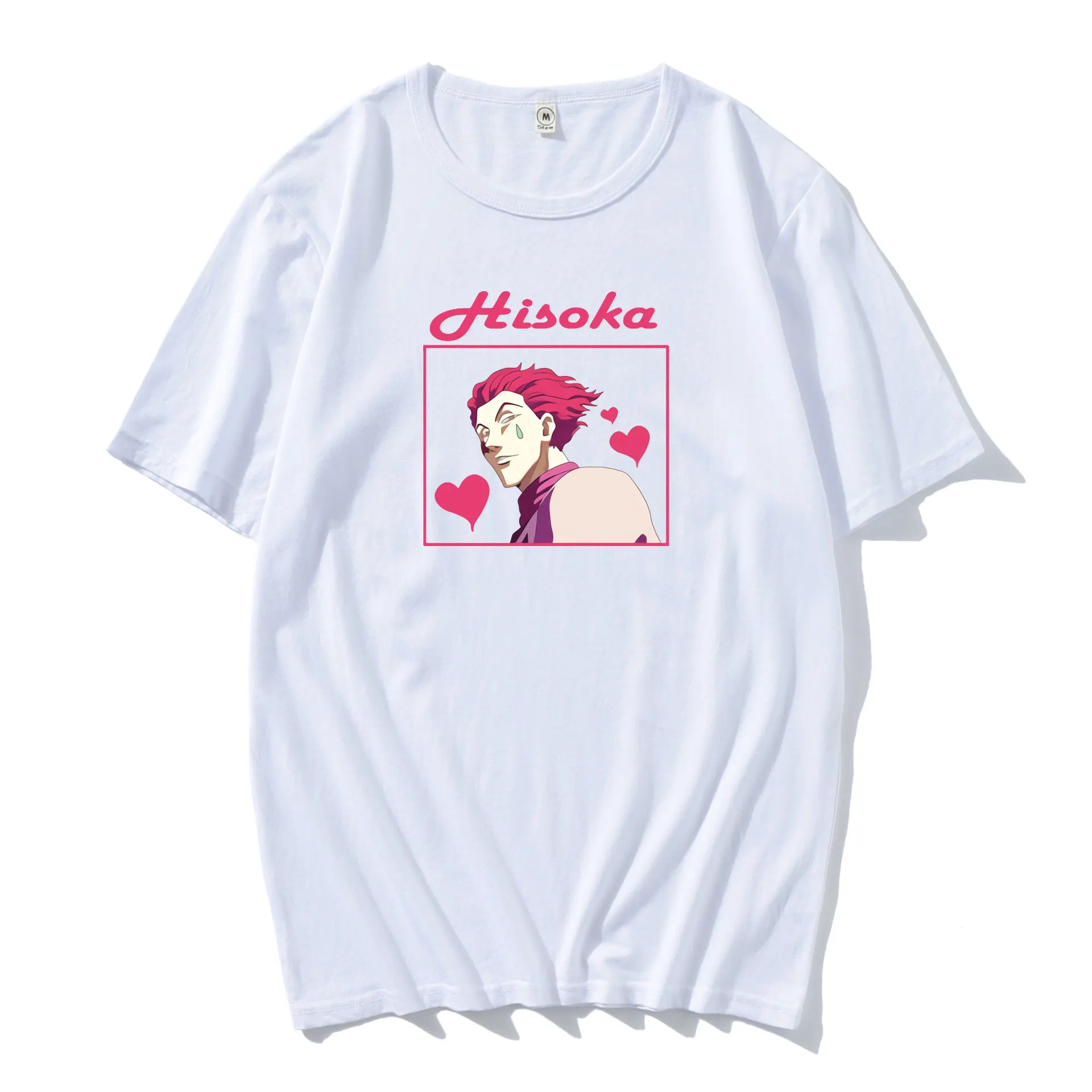 

Hunter X Hunter Japanese Anime Tshirt Short Sleeve Men Women Oversized Loose T-shirt Killua Zoldyck Hisoka 90s Men Short Sleeves