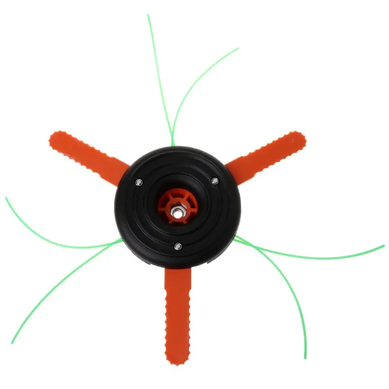 

1Set Dual-Use Grass Trimmer Head Nylon Mower Blade for Home Garden Cutting Lawn Accessories T5UC