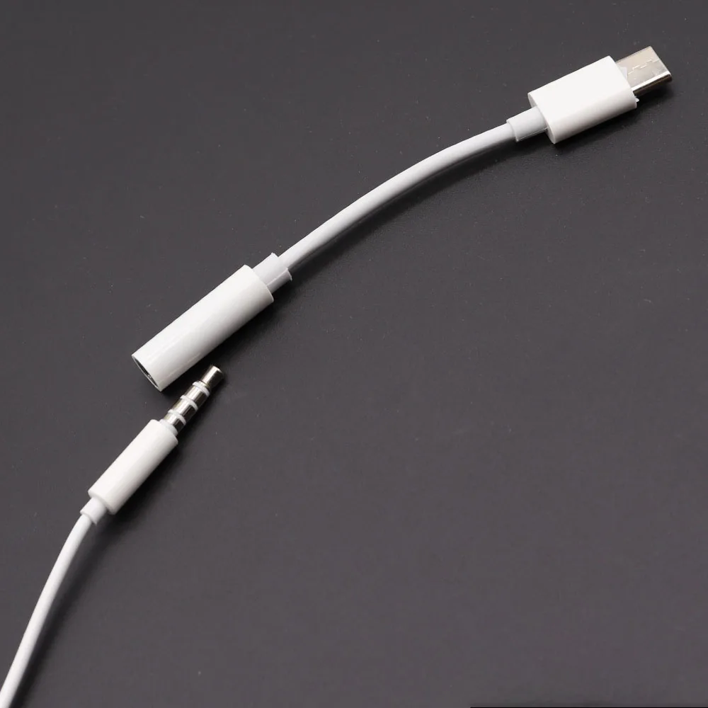 Кабель с разъемом USB типа C для 3 5 мм разъем наушников адаптер конвертер на обоих