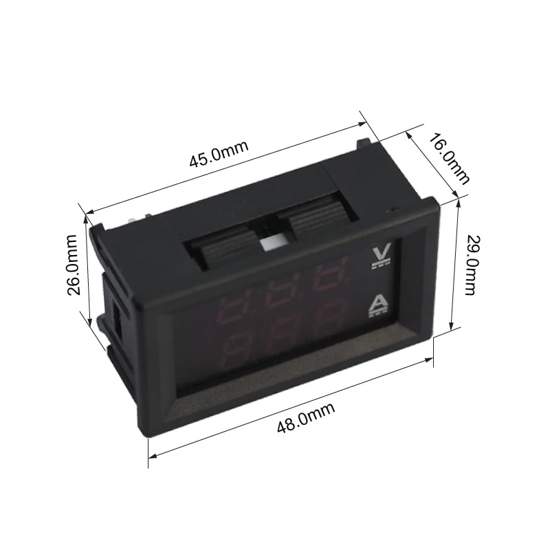 DC0-100V/10A 50A 100A цифровой вольтметр Амперметр Мощность двухдисплейныйй