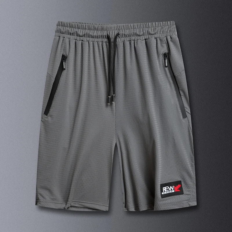 

2021Summer New Ice Mesh Shorts Air Conditioning Breathable Shorts Men's Casual Shorts Men's Sports Shorts 8430