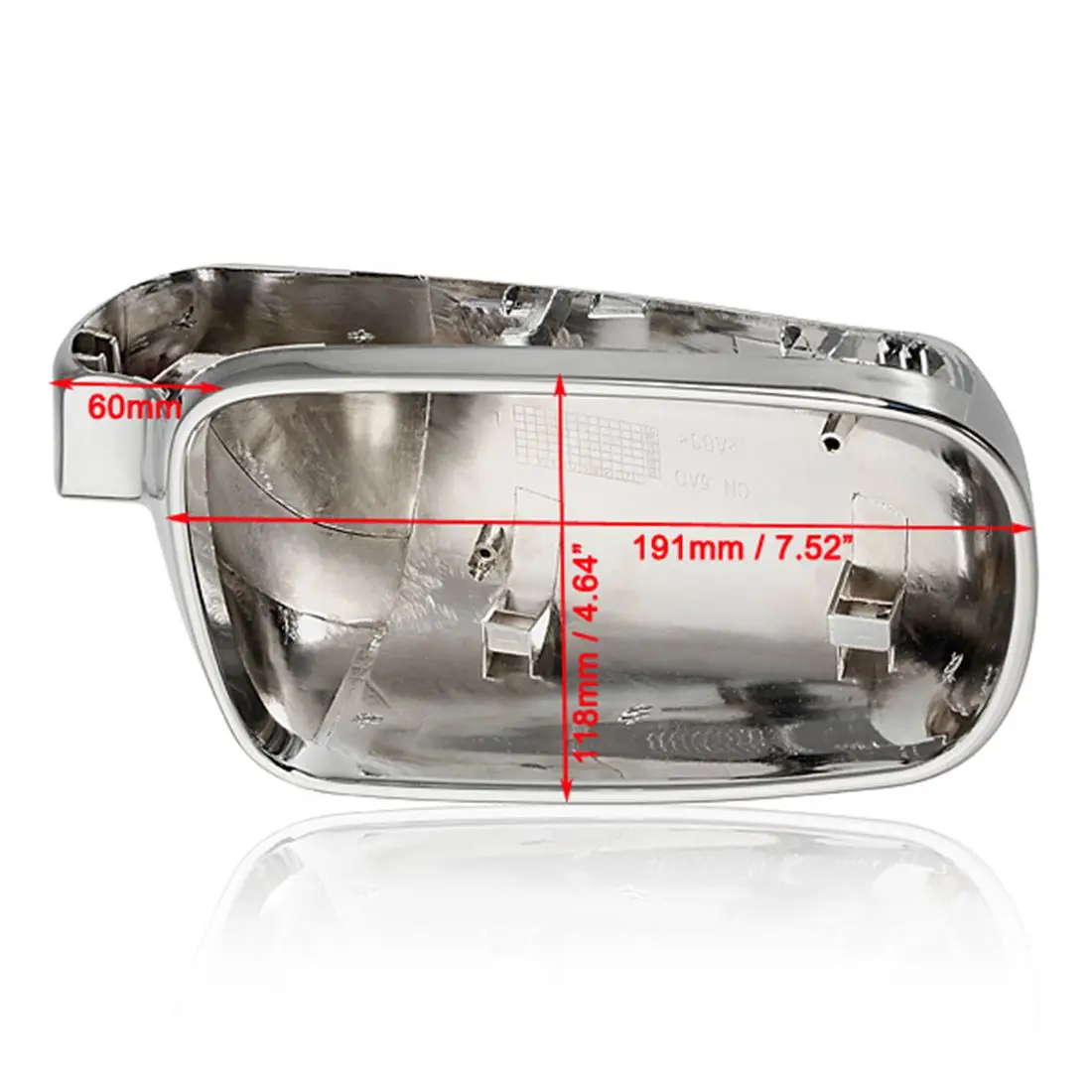 Накладка крышки зеркала заднего вида правая/левая сторона New Silver 3B0857538B для VW Golf Mk4 Bora 1J2 1997-2006 гг.