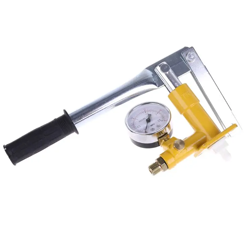 

2.5MPa 25KG Water Pressure Gauge Manual Hydraulic Pump Tester with G1/2" Hose