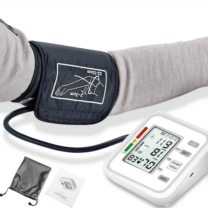 Homeuse медицинское обслуживание ЖК Автоматический BP верхний монитор артериального