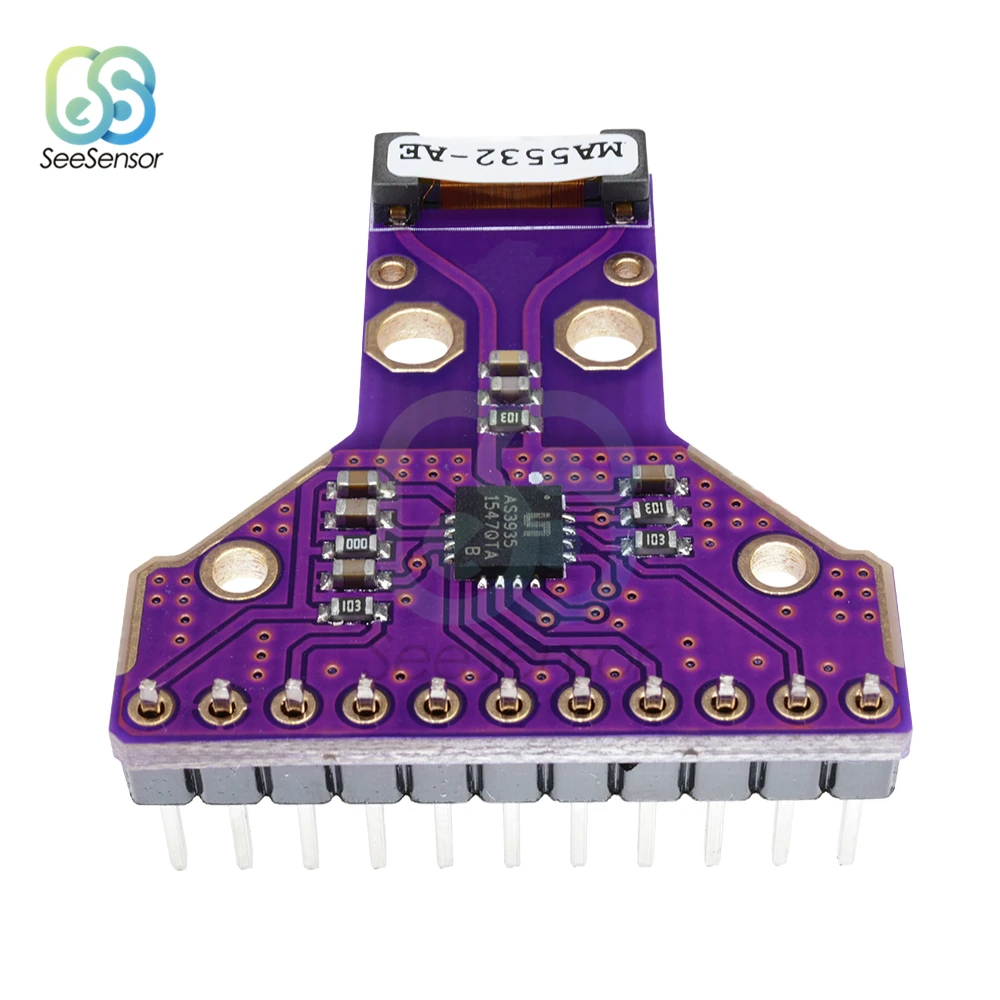 Цифровой модуль датчика грозового сигнала AS3935 с датчиком расстояния SPI I2C IIC