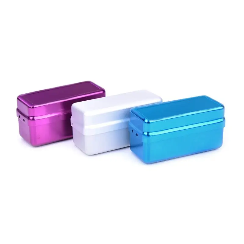 

72 Hole Dental Disinfection Box Autoclave Sterilizer Case Burs Endo Files Holder Dental Disinfection Box